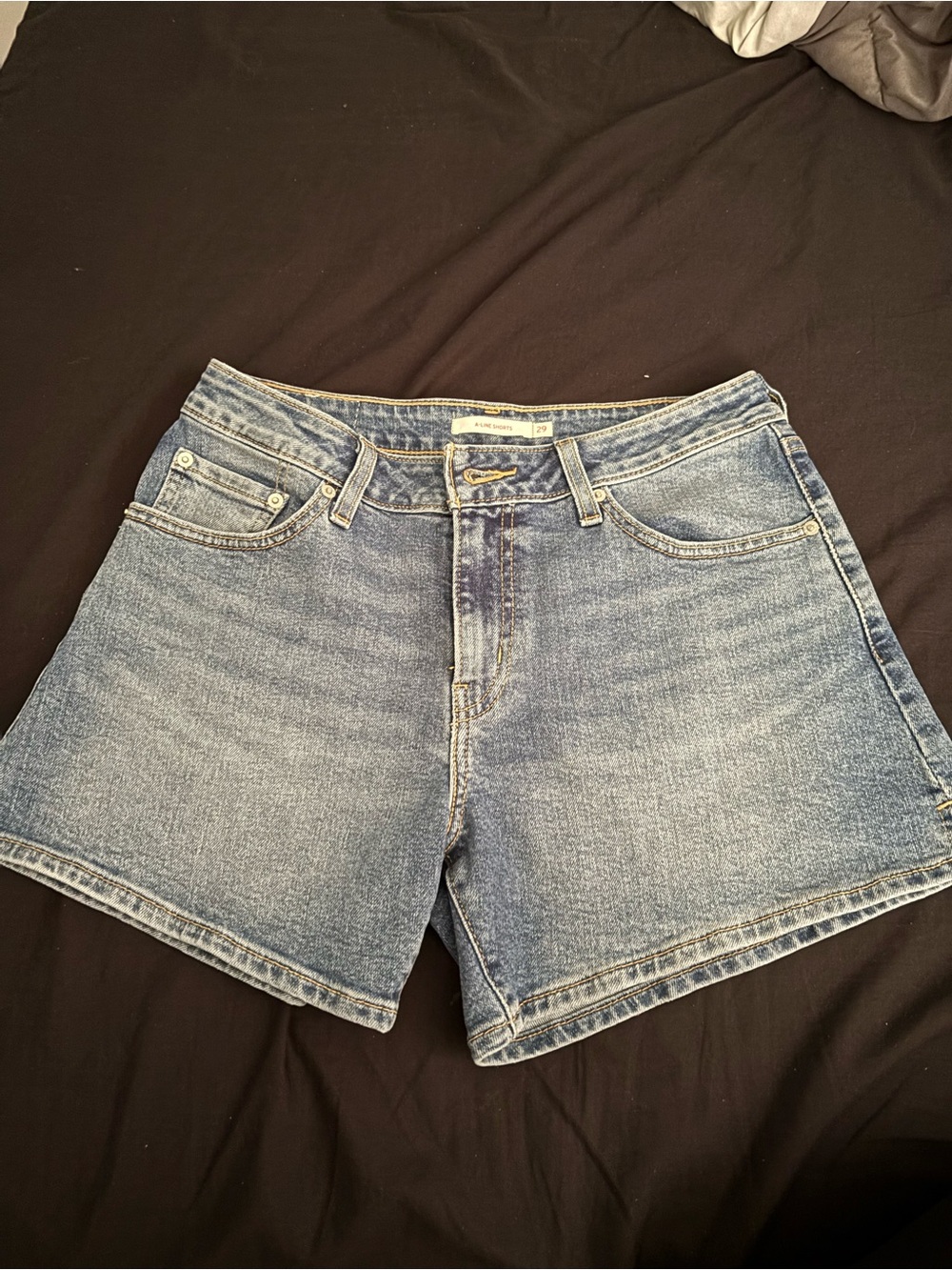 Levi's Light Blue Women's A-Line Denim Shorts